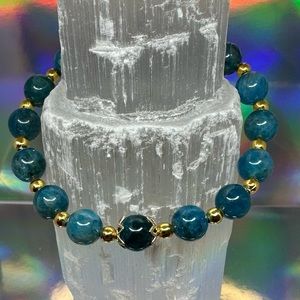 Blue Apatite Bracelet